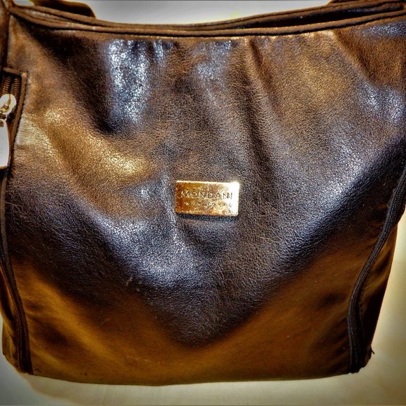 *** MONDANI *** Hand Bag with 2 Side Zippers in the Front of the Bag - Picture 3 of 4